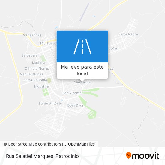 Rua Salatiel Marques mapa