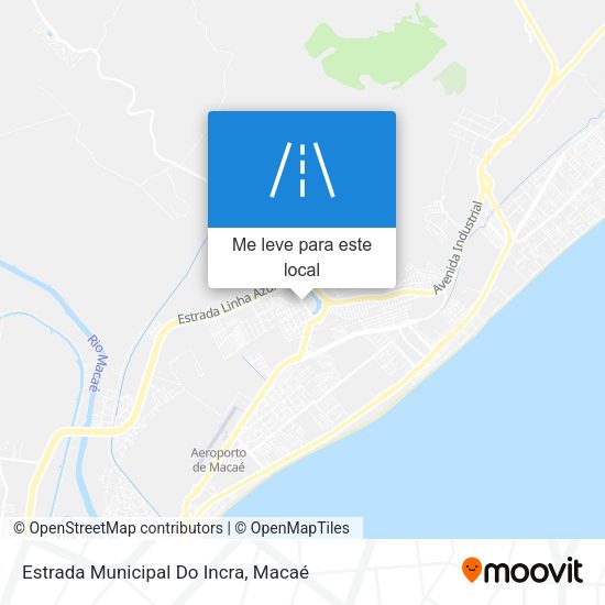 Estrada Municipal Do Incra mapa