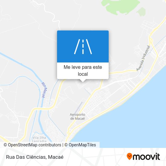 Rua Das Ciências mapa