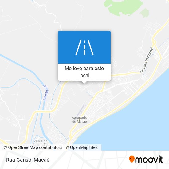 Rua Ganso mapa