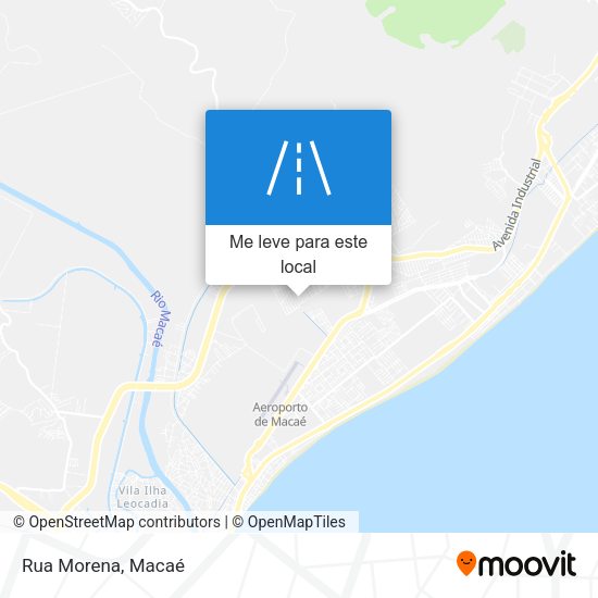 Rua Morena mapa