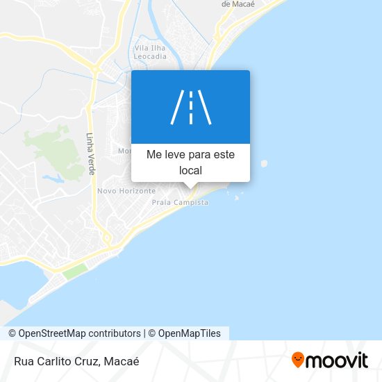 Rua Carlito Cruz mapa