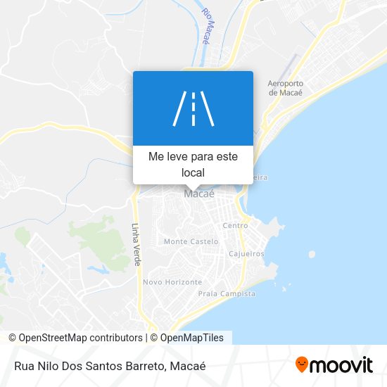 Rua Nilo Dos Santos Barreto mapa