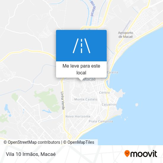 Vila 10 Irmãos mapa