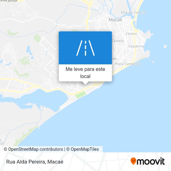 Rua Alda Pereira mapa