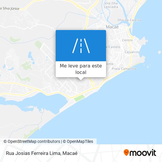 Rua Josias Ferreira Lima mapa