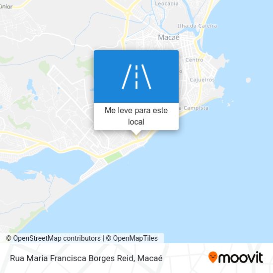 Rua Maria Francisca Borges Reid mapa
