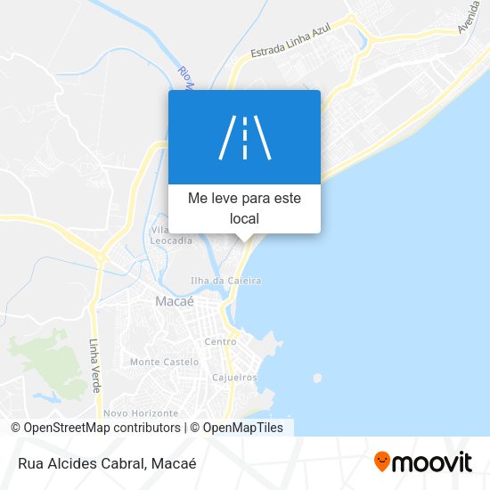 Rua Alcides Cabral mapa