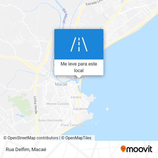 Rua Delfim mapa