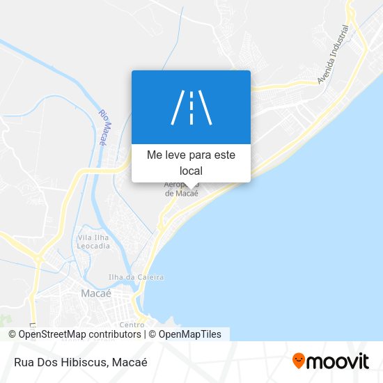 Rua Dos Hibiscus mapa