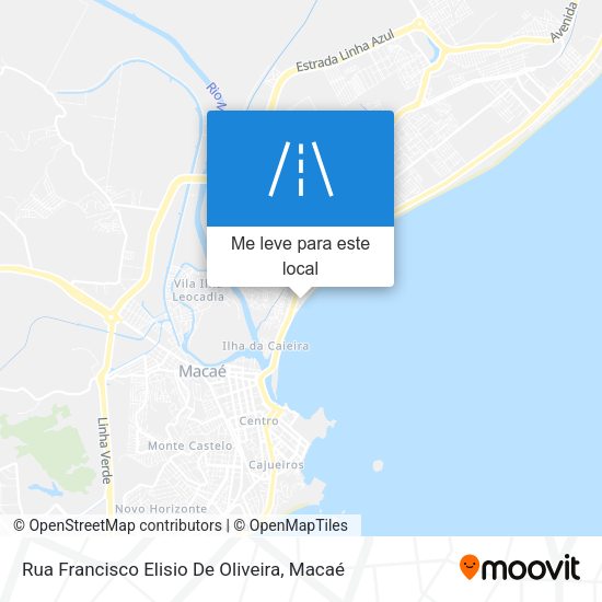 Rua Francisco Elisio De Oliveira mapa