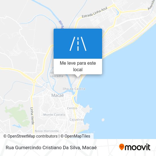 Rua Gumercindo Cristiano Da Silva mapa