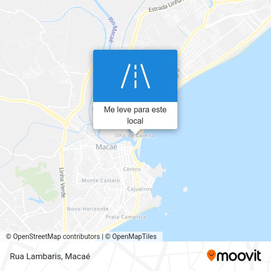 Rua Lambaris mapa