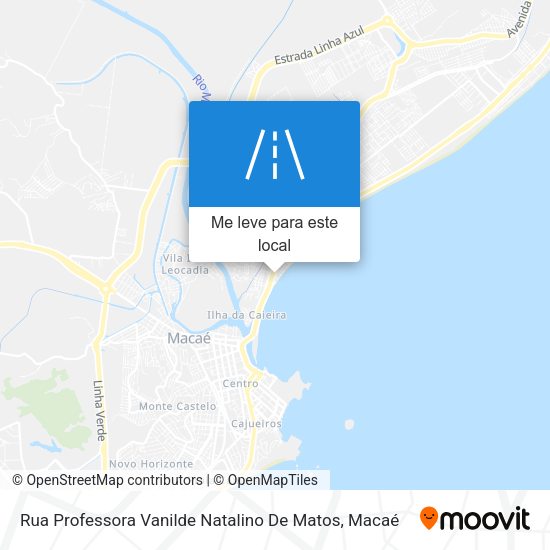 Rua Professora Vanilde Natalino De Matos mapa