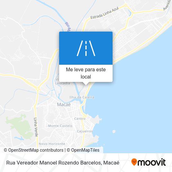 Rua Vereador Manoel Rozendo Barcelos mapa