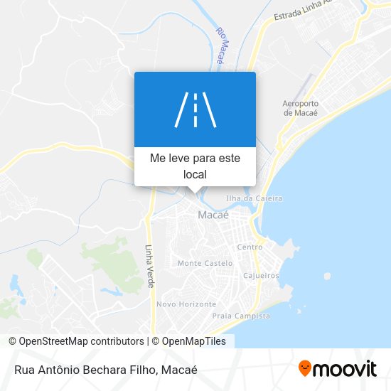Rua Antônio Bechara Filho mapa