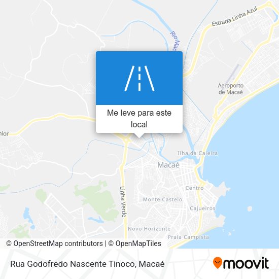 Rua Godofredo Nascente Tinoco mapa