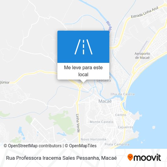 Rua Professora Iracema Sales Pessanha mapa