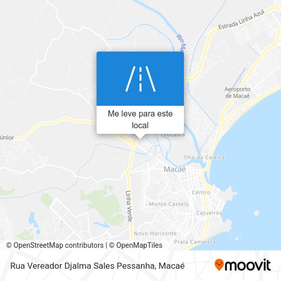 Rua Vereador Djalma Sales Pessanha mapa