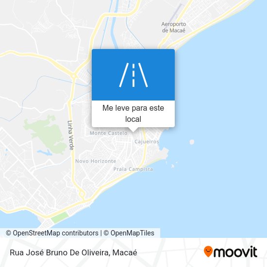 Rua José Bruno De Oliveira mapa