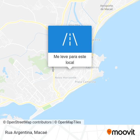 Rua Argentina mapa