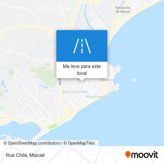 Rua Chile mapa