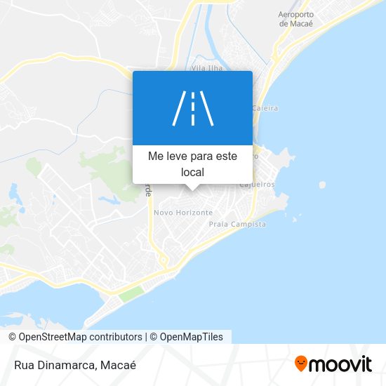 Rua Dinamarca mapa