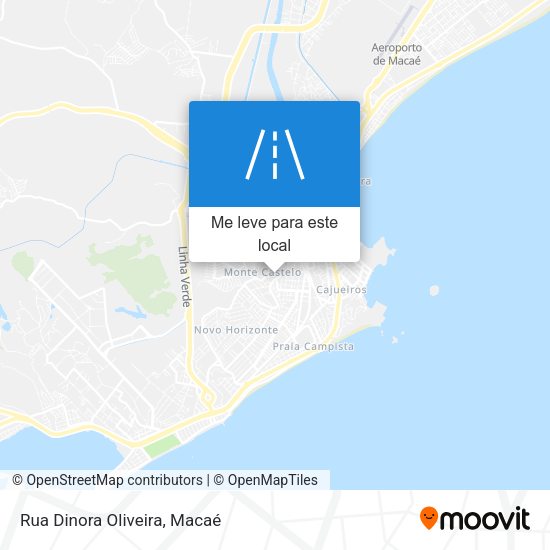 Rua Dinora Oliveira mapa