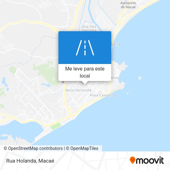 Rua Holanda mapa