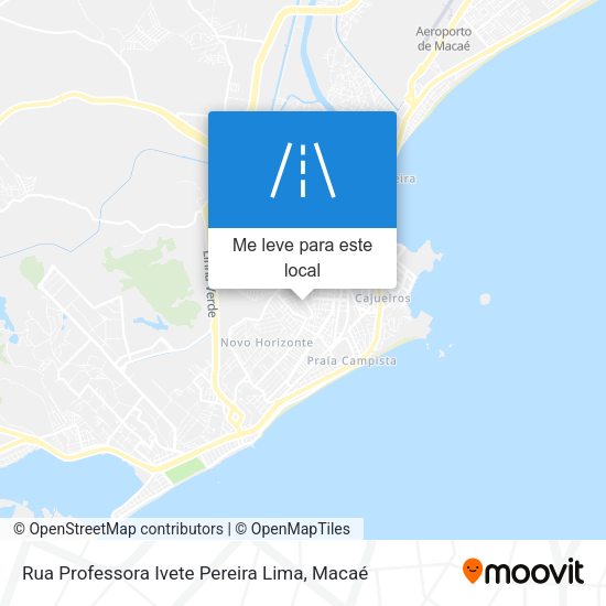 Rua Professora Ivete Pereira Lima mapa