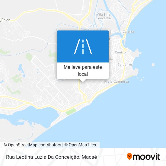 Rua Leotina Luzia Da Conceição mapa