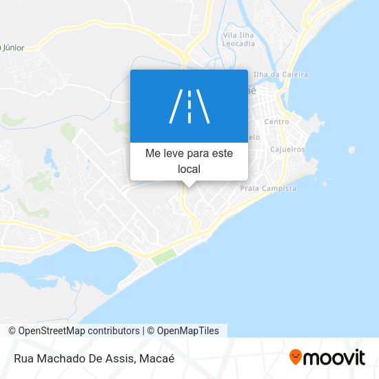 Rua Machado De Assis mapa