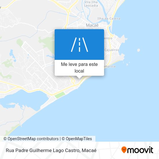 Rua Padre Guilherme Lago Castro mapa