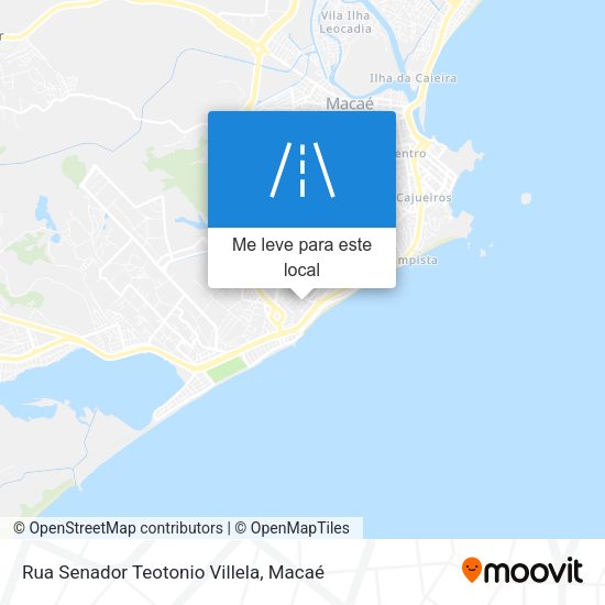 Rua Senador Teotonio Villela mapa