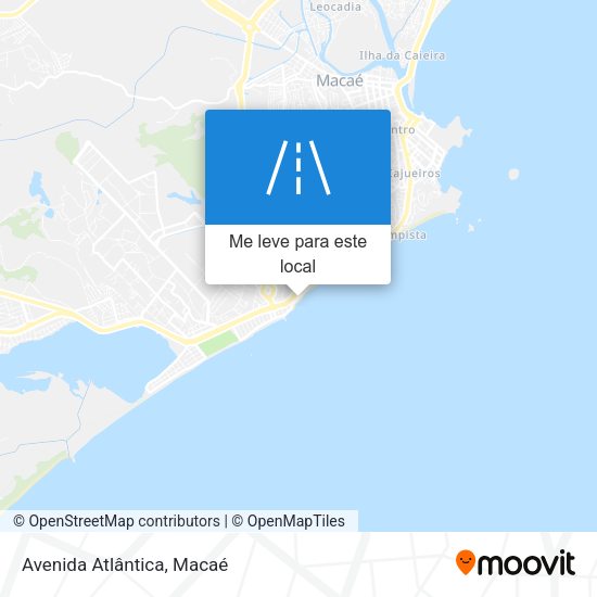 Avenida Atlântica mapa