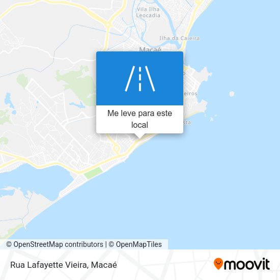 Rua Lafayette Vieira mapa