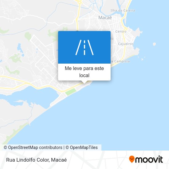 Rua Lindolfo Color mapa