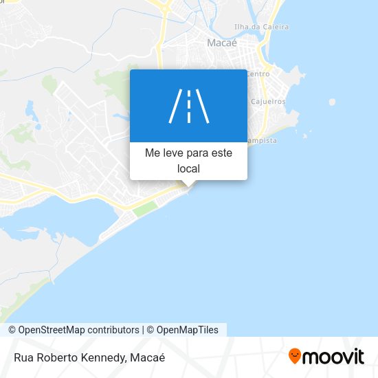 Rua Roberto Kennedy mapa