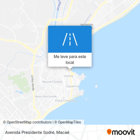 Avenida Presidente Sodré mapa