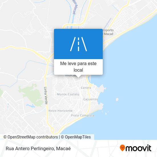 Rua Antero Perlingeiro mapa