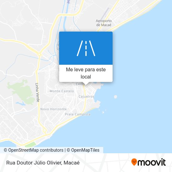 Rua Doutor Júlio Olivier mapa