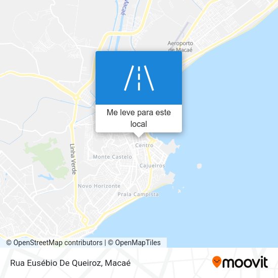 Rua Eusébio De Queiroz mapa