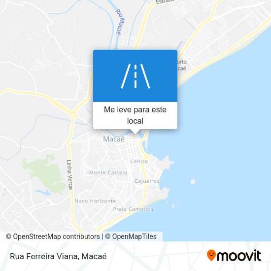 Rua Ferreira Viana mapa