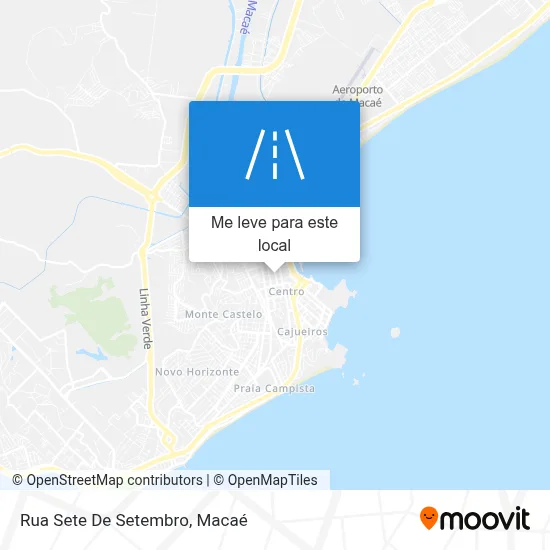 Rua Sete De Setembro mapa