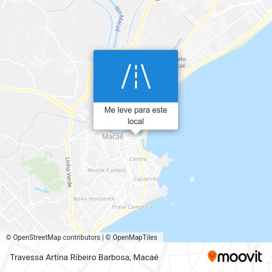 Travessa Artina Ribeiro Barbosa mapa