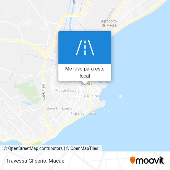 Travessa Glicério mapa