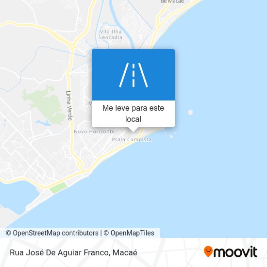 Rua José De Aguiar Franco mapa