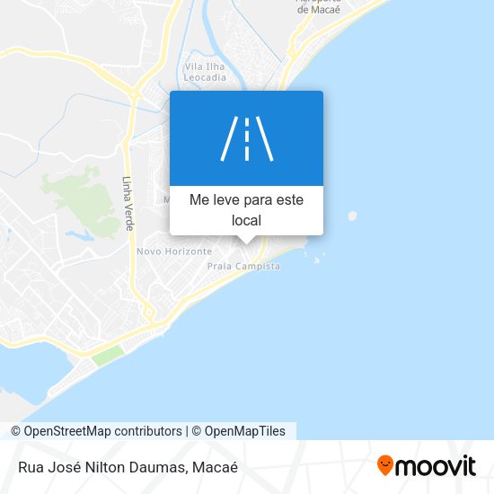 Rua José Nilton Daumas mapa
