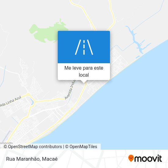 Rua Maranhão mapa