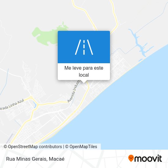 Rua Minas Gerais mapa